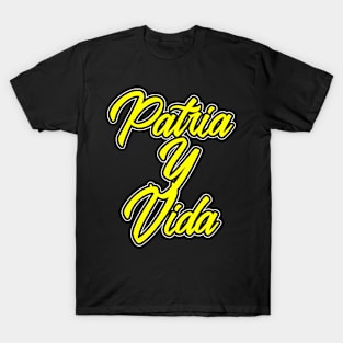 Patria Y Vida, Cuban revolution, Freedom For Cubans, Cuba Flag, Cuba T-Shirt